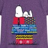 Girls' - Peanuts - Snoopy Patchwork Doghouse Fitted Short Sleeve Graphic T-Shirt - 2 of 4
