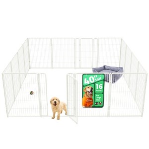FXW Homeplus Indoor Dog Playpen - Stress-Free and Safe Play,Panels for Puppy and Small Dogs, Black│Patented - 1 of 4