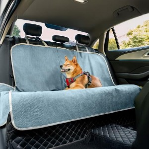 FUNNY FUZZY Dog Car Seat Cover for Back Seat - 1 of 1