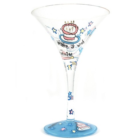 JoyJolt Olivia 9.2 oz. Clear Crystal Cocktail Martini Glass (Set of 4)