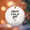 Golf Ornaments for Christmas Tree - Golf Christmas Ornament 2025 - Golf Lovers Gifts for Men, Women - 4 of 4