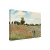 Claude Monet 'Wild Poppies Near Argenteuil' Canvas Art - 3 of 4