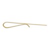 Black Bow Jewelry 14K Yellow Gold Engravable Grooved Striped Tie Bar, 6.5 x 50mm - 2 of 4