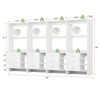 Aheaplus 30'' Freestanding Closet Organizer with Hanging Rods and Drawers, Closet System with Storage Shelves - 4 of 4