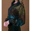 Women's Cause A Commotion Sequin Blouse - FLYING TOMATO - 4 of 4