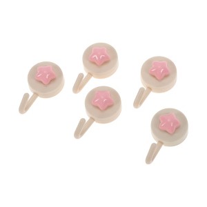 Unique Bargains Utility Star Hook 1.97"x1.18" 5 Pcs - 1 of 4