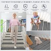 YEERSWAG 30" x 9.5" 15 Pcs Non-Slip Bullnose Premium Stair Treads Carpets Floor Mats for Wooden Steps Indoor - 4 of 4