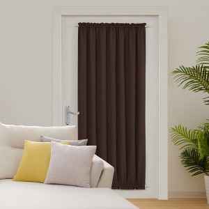Deconovo French Door Blackout Curtain with Tieback, 1 Panel, OEKO-TEX - 1 of 4