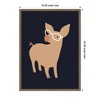 Kate & Laurel All Things Decor 18"x24" Sylvie Farm Pig Framed Canvas by Hannah Beisang Brown - 3 of 4