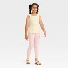 Girls' Solid Ribbed Leggings - Cat & Jack™ - 3 of 3