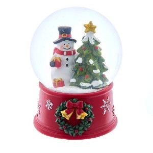 Kurt Adler 5-Inch Wind-Up Musical Snowman With Water Globe - 1 of 4