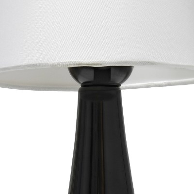 Black and White Touch Control 2-Piece Nightstand Lamp Set