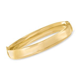 Ross-Simons 18kt Gold Over Sterling Polished Bangle Bracelet - 1 of 3