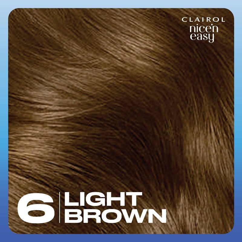 Clairol Nice'n Easy Permanent Hair Color - Brown, 3 of 12