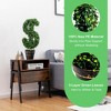 Costway 2FT Artificial Boxwood Topiary Plant Faux Decorative Tree Indoor Outdoor - 4 of 4