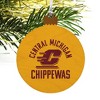 Central Michigan University Chippewas Wood Christmas Tree Holiday Ornament - 4 of 4