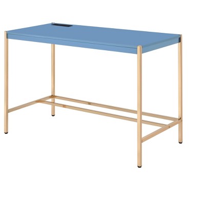 NicBex 42.5 Inch Computer Home Office Desk with USB Port and Built-in Outlets  for Bedroom,Study Room,Office