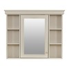 NicBex Wall Mounted Bathroom Storage Cabinet,35'' x28'' Medicine Cabinet with Mirror and 6 Shelves for Bathroom - 4 of 4