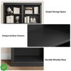 6-Tier 74.5" Tall Bookshelf with Double Storage Extra Large Bookshelf Double Wide Bookshelves w/ 12 Cubbies - 4 of 4