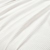 King Waffle Cotton Knit Throw Blanket White - Lush Décor: Cozy Year-Round Fabric, Modern Style, Machine Washable - 3 of 4