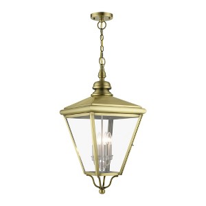 Livex Lighting Adams 4 - Light Pendant in  Antique Brass/Brushed Nickel - 1 of 4