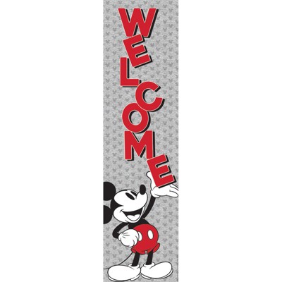 Eureka Mickey Mouse Throwback Welcome Vertical Banner, 12" x 45" (Pack of 6)