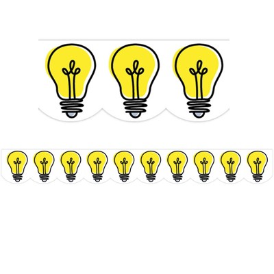 Creative Teaching Press Doodle Lightbulbs EZ Border, 48 Feet (Pack of 6)