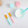 Glamlily 10 Piece Silicone Face Cleanser and Body Scrubber Set, Exfoliating Scrub Brush for Shower, 5 Colors - 2 of 4
