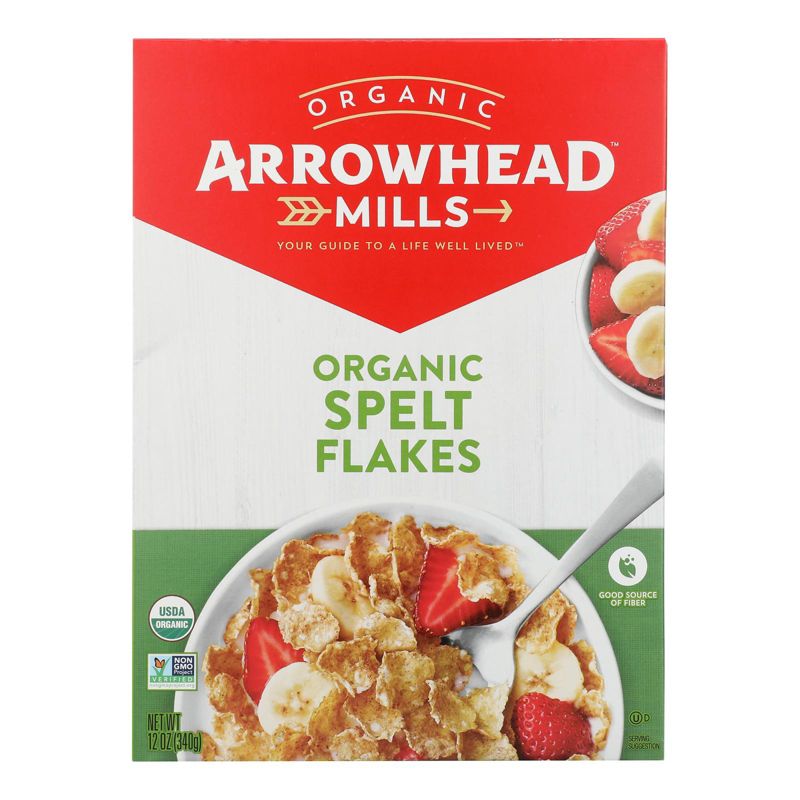 Arrowhead Mills Organic Spelt Flakes - Case of 6/12 oz, 2 of 8