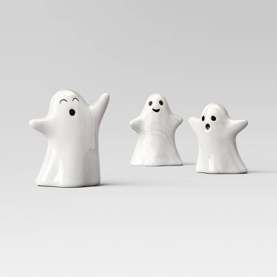 3pc Ceramic Mantle Ghost Decorative Accent Sets - Hyde and EEK! Boutique™