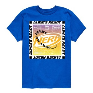 Boys' - NERF - Nerf Grid Gradient Short Sleeve Graphic T-Shirt - 1 of 4
