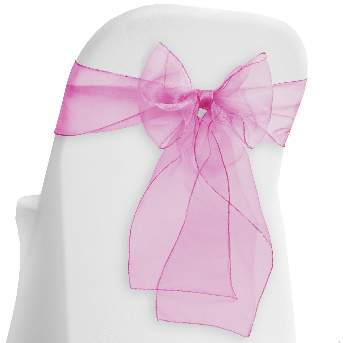 Lann's Linens 10-Pack Elegant Organza Chair Cover Sashes for Wedding, Banquet - thumbnail 6
