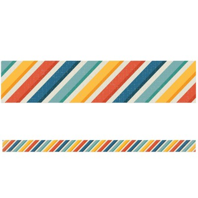 Eureka Adventurer Stripes Deco Trim, 37 Feet (Pack of 6)