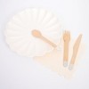 Meri Meri Silver Wooden Cutlery Set (Pack of 24) - 2 of 2