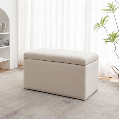 Wovenbyrd Duvall Upholstered Ottoman with Storage