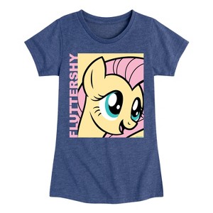 Girls' - My Little Pony - Fluttershy Fitted Short Sleeve Graphic T-Shirt - 1 of 4