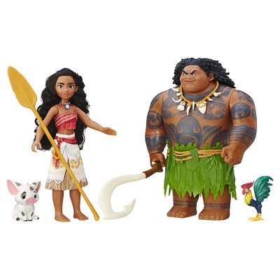 moana doll with boat