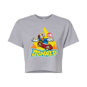 Women's - Disney - The Donald Cropped Graphic T-Shirt - 1 of 4