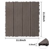 DOMETOUR Wood Plastic Composite Deck Tiles, Set of 20, FSC Certified, Water-Resistant, DIY-Friendly, Perfect for Patios, Balconies, Rooftops. - 2 of 4