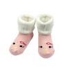 Wrapables Thick Animal Face Socks (Set of 4), Baby Girl (Set of 4) - 3 of 4