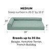 FurHaven Paw-Quilted Orthopedic Deluxe L-Chaise Dog Bed - 4 of 4