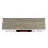 60" Farmhouse TV Stand with Electric Fireplace, Storage & Cable Management - Festivo - 3 of 4