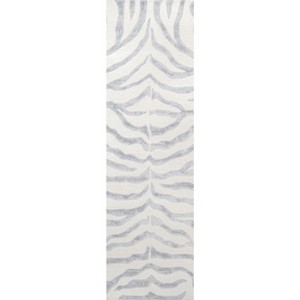 Nuloom Hand Tufted Plush Zebra Indoor Area Rug - 1 of 4
