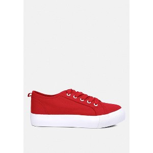 Glam Doll Knitted Sliver Platform Sneakers - 1 of 4