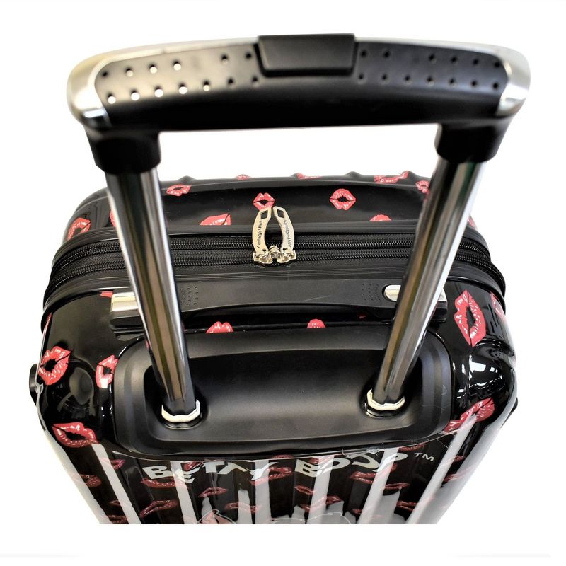 Betty Boop Sitting Girl Theme 3 Pieces Hard Luggage Set 20'', 24'' & 28" With Spinner Wheels, Combination Lock & Expandable Interior Space., 4 of 6