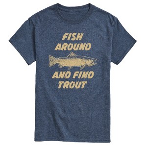 Men's - Instant Message - Fish Around Short Sleeve Graphic T-Shirt - 1 of 4