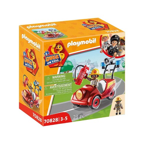 Playmobil Duck On Call Fire Rescue Mini-Car 70828 Playset 23pc - image 1 of 1