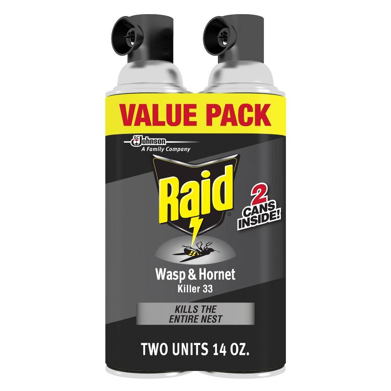 Raid 14oz 2ct Wasp &#38; Hornet KillerTwin Pack, 1 of 16