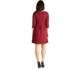 24seven Comfort Apparel Perfect Fit and Flare Maternity Pocket Dress - 3 of 4
