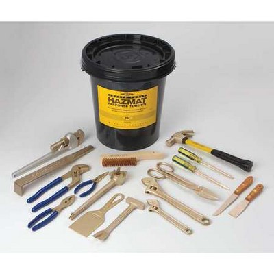 AMPCO M-51 Hazmat Nonsparking Tool Set,17 pc.